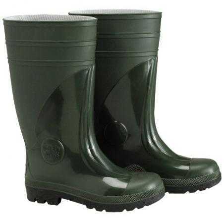 Botas goma altas verdes seguridad nº 42 (par)