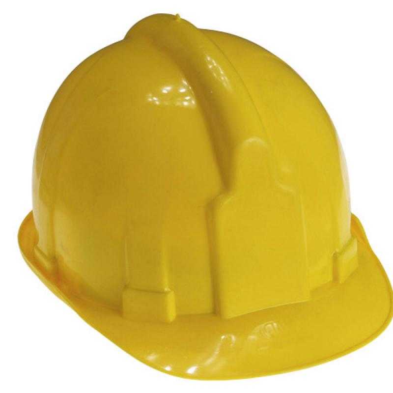 Cascos para obra amarillo