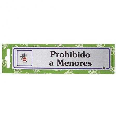 Rotulo "prohibido a menores"