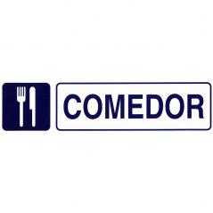 Rotulo adhesivo 250x63 mm. comedor