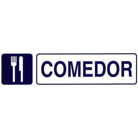 Rotulo adhesivo 250x63 mm. comedor