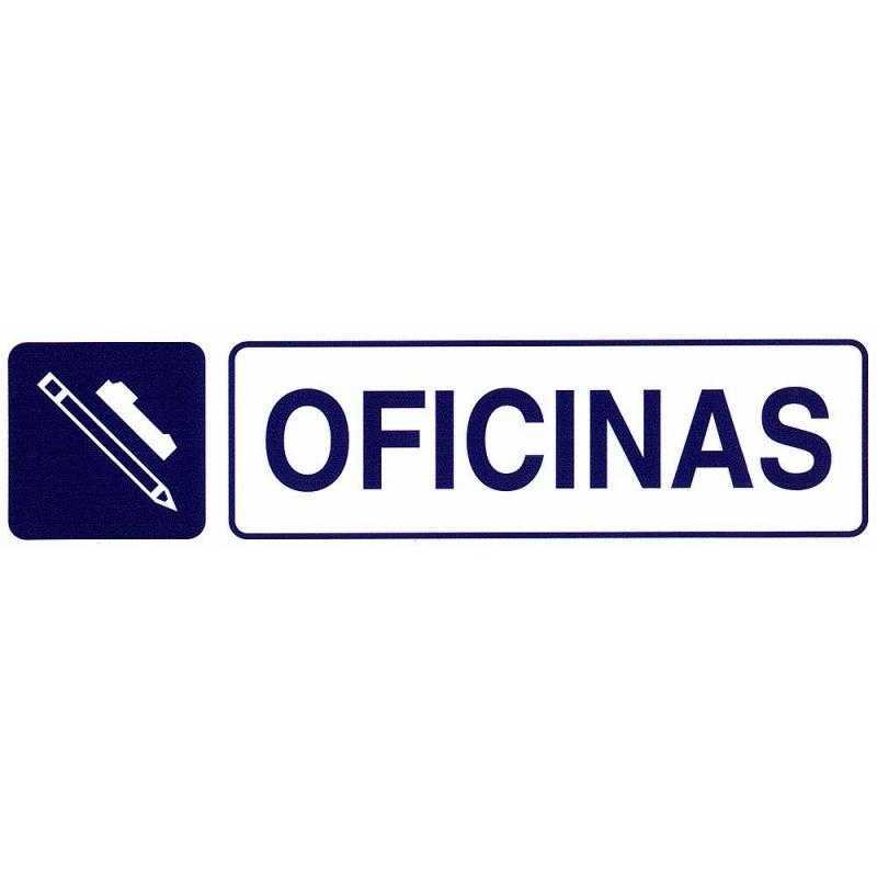 Rotulo adhesivo 250x63 mm. oficinas
