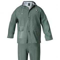 Traje de Agua Impermeable Verde Pvc         Talla 6-M - Imagen 1