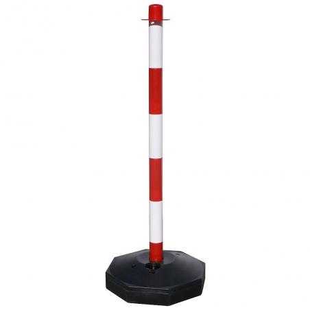 Poste para cadena plastico 90 cm. con base
