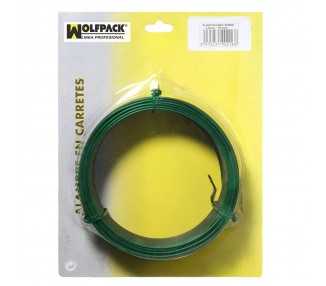 Alambre Plastificado 1,2 mm. Verde (Rollo 50 metros)