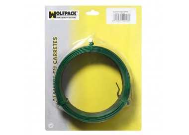 Alambre Plastificado 1,2 mm. Verde (Rollo 50 metros)