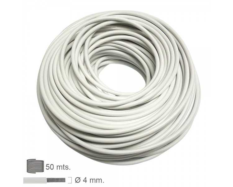 Gusanillo Espiral Visillo Forrado (Rollo 50 metros)