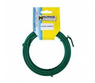 Alambre Plastificado (Rollo 20 Metros) Verde Nº 16 / 2.7 mm.