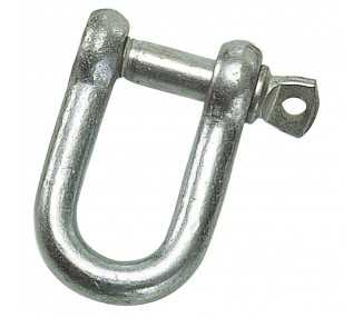 Grillete Recto Galvanizado 10 mm. 3/8" Uso Domestico