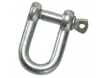 Grillete Recto Galvanizado 20 mm. 3/4" Uso Domestico