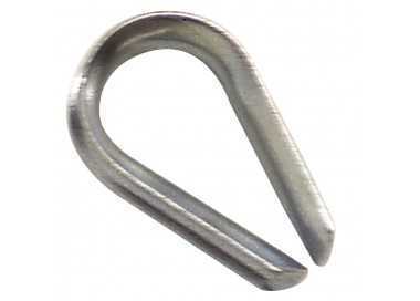 Guardacabos Zincado Para Cable 12 mm.