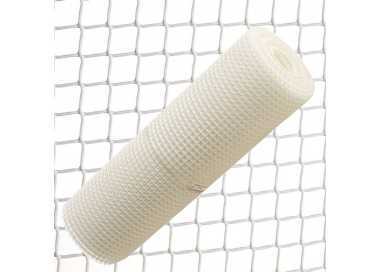 Tela Cuadrada Plastico 2,0 cm. x 1 Metros Blanca Rollo 25 Metros