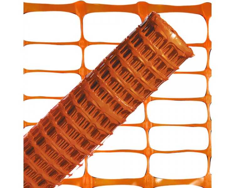 Tela Balizamiento Naranja 1,0 metro. Rollo 50 metros