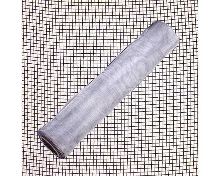 Tela Mosquitera Galvanizada 16x16/ 120 cm.  Rollo 25 Metros