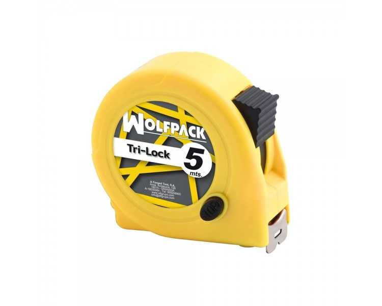 Flexometro Magnético Amarillo Con Freno  5 Metros / 19 mm.