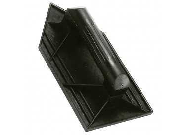 Talocha Plástico Punta Mango Redondo 26x14cm Negra