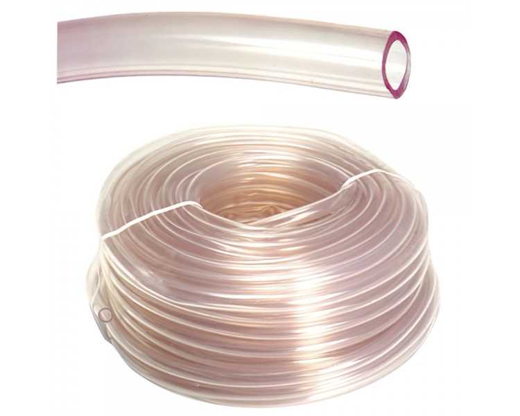 Manguera Transparente Nivel  4 x6 mm.  Rollo 50 metros