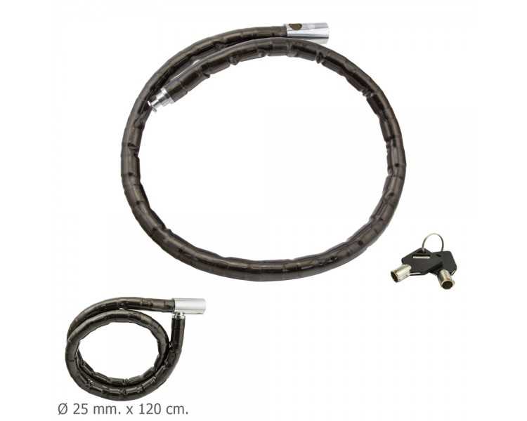 Piton Moto Blindado Llave Tubular 25 mm. x 120 cm.