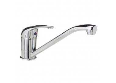 Monomando Fregadero Con Caño Horizontal Con Cartucho Ceramico Ø 40 mm.