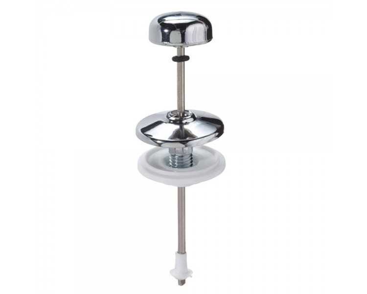 Tirador Cisterna Baja Vertical Recto Cromo 130 mm.