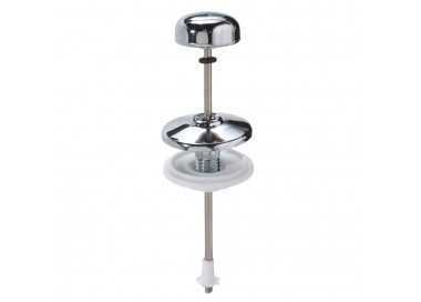 Tirador Cisterna Baja Vertical Recto Cromo 130 mm.