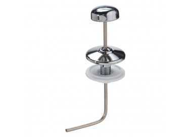 Tirador Cisterna Baja Vertical Angular Cromo 120 mm.