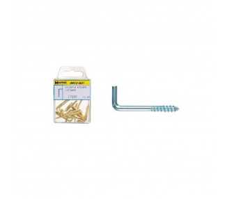 Alcayatas Rosca Zincada 14x25 mm. Brico Self 22 unidades