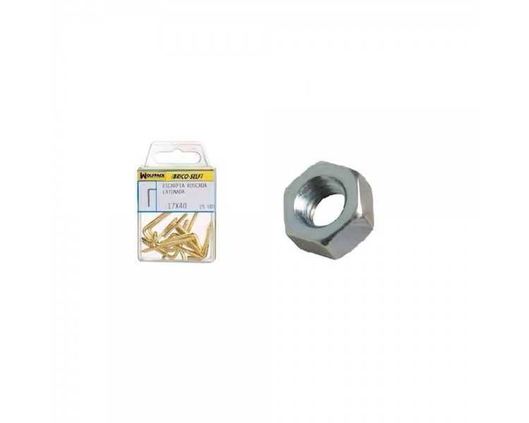 Tuerca Hexagonal Zincada M6  (30 unidades)