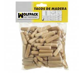 Espigas Madera 6x30 mm. (Bolsa de 50 Piezas)