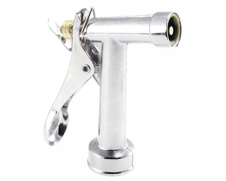 Pistola Riego Mangura Metálica Cromada