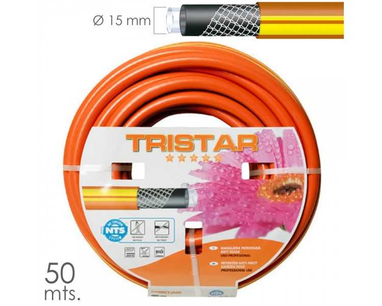 Manguera Tricotado No Torsion 15 mm. - 5/8" Rollo 50 metros