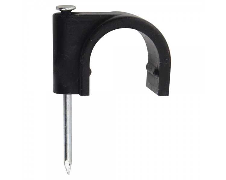 Goteo Grapa Clavo Montaje Tubo 1/2" (Blister  6 Piezas )