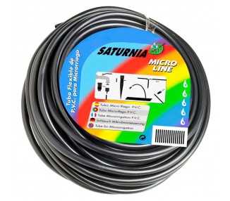 Goteo Microtubo Pvc (Rollo 15 Metros) Saturnia