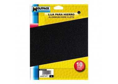 Lija Hierro 2 Grueso (Pack 10 Pliegos)
