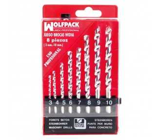 Estuche Brocas Widia Profesional Wolfpack  8 Piezas