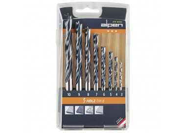 Estuche Brocas Alpen Madera   8 Piezas