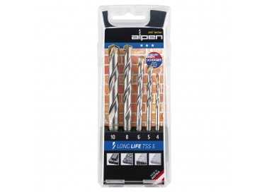 Estuche Brocas Alpen Widia Long Life 5 Piezas