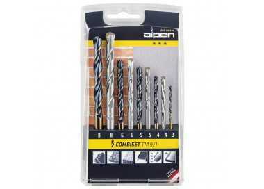 Estuche Brocas Alpen HSS / Widia 9 Piezas
