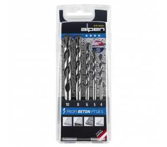 Estuche Brocas Alpen Widia Profesional Beton 5 Piezas