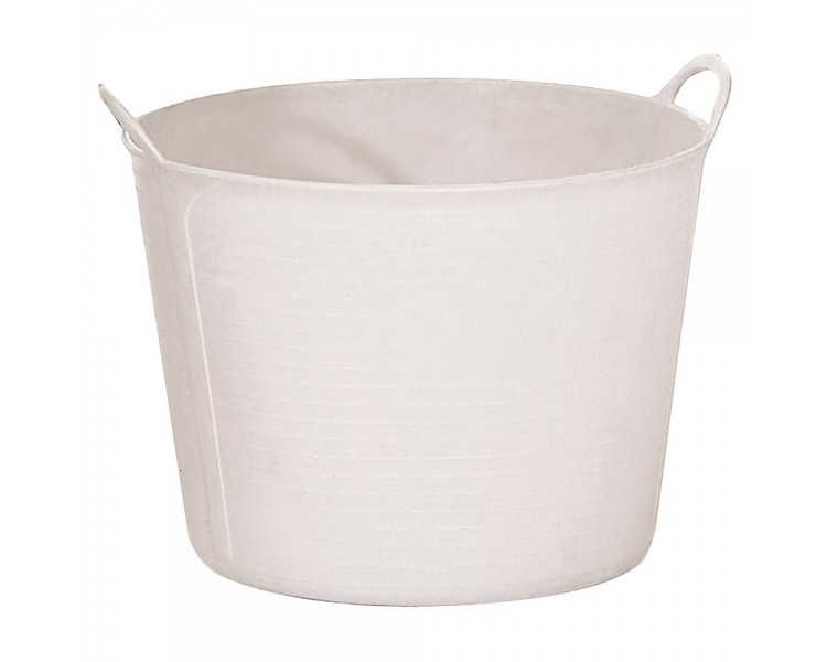 Capazo Plastico Blanco Numero 3  40 Litros