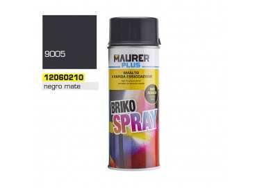 Spray Pintura Negro Mate Profundo 400 ml.