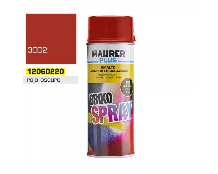 Spray Pintura Rojo Oscuro Carmin 400 ml.