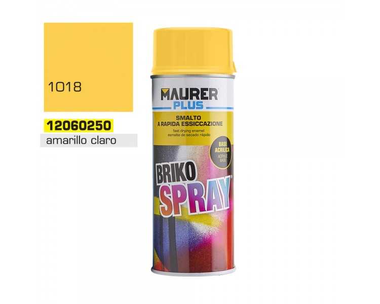 Spray Pintura Amarillo Claro Zinc 400 ml.