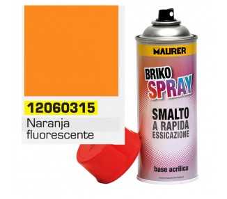 Spray Pintura Naranja Fluorescente 400 ml.