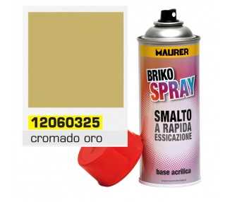 Spray Pintura Cromado Oro / Dorado 400 ml.