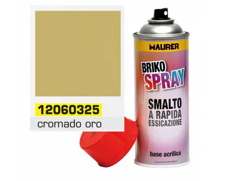 Spray Pintura Cromado Oro / Dorado 400 ml.