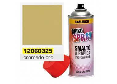 Spray Pintura Cromado Oro / Dorado 400 ml.
