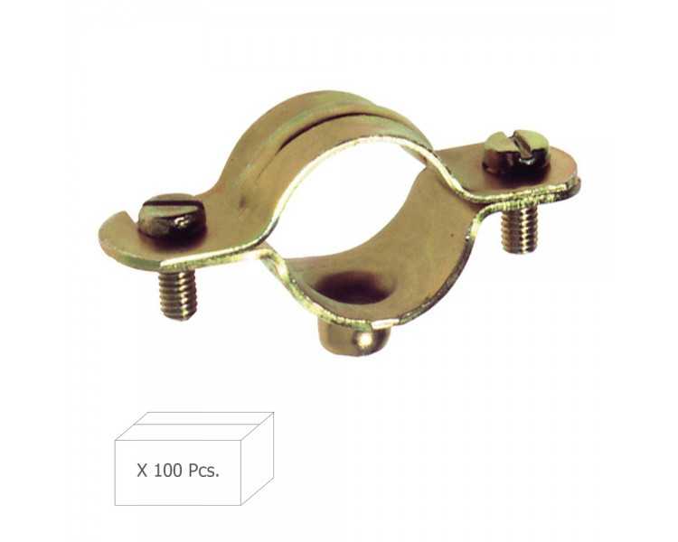 Abrazadera Metalica M-6   20 mm. (Caja 100 piezas)