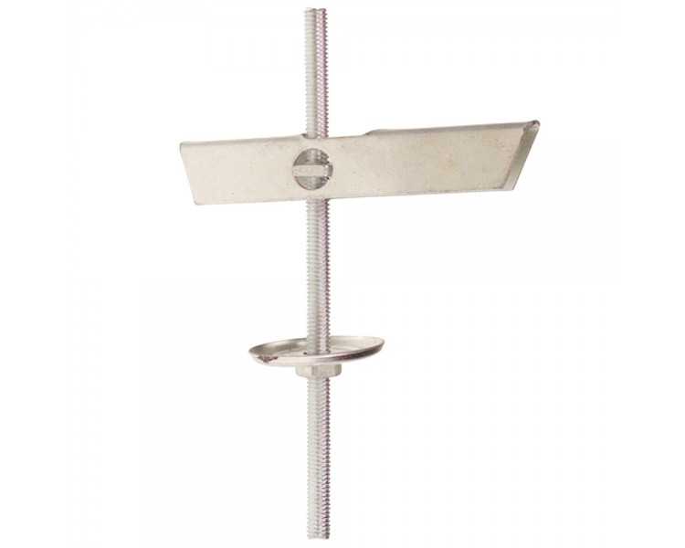 Taco Vuelco Metal Tornillo       M 4 (Caja de 50 piezas)