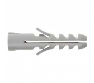 Taco Nylon Tradicional Gris   5 mm. (Caja de 200 piezas)